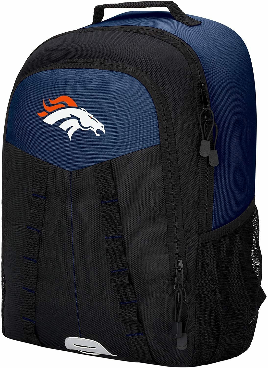 NWT NFL Denver Broncos Scorcher Design Travel School Backpack 18\