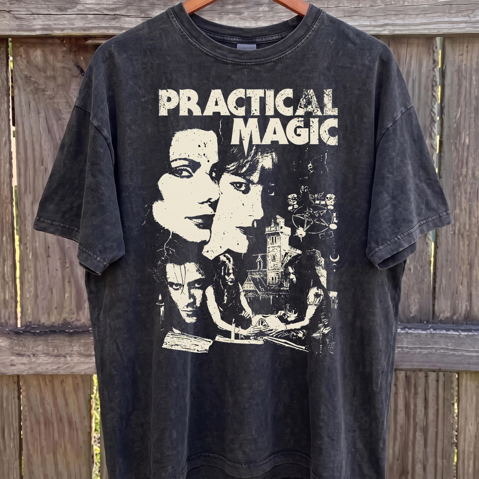 HOT Practical Magic Vintage Witch Graphic Tee FREESHIPPING