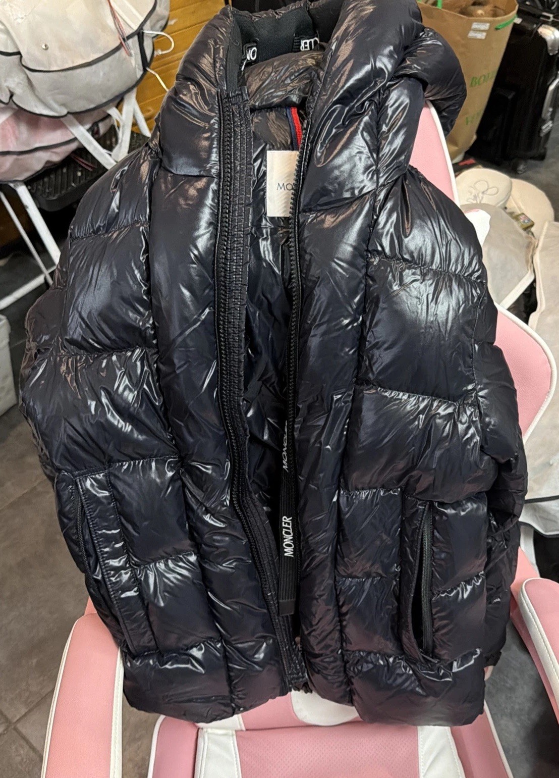 Authentic Moncler Giubbotto Dougnac Down Puffer Jacket Men Sz 1