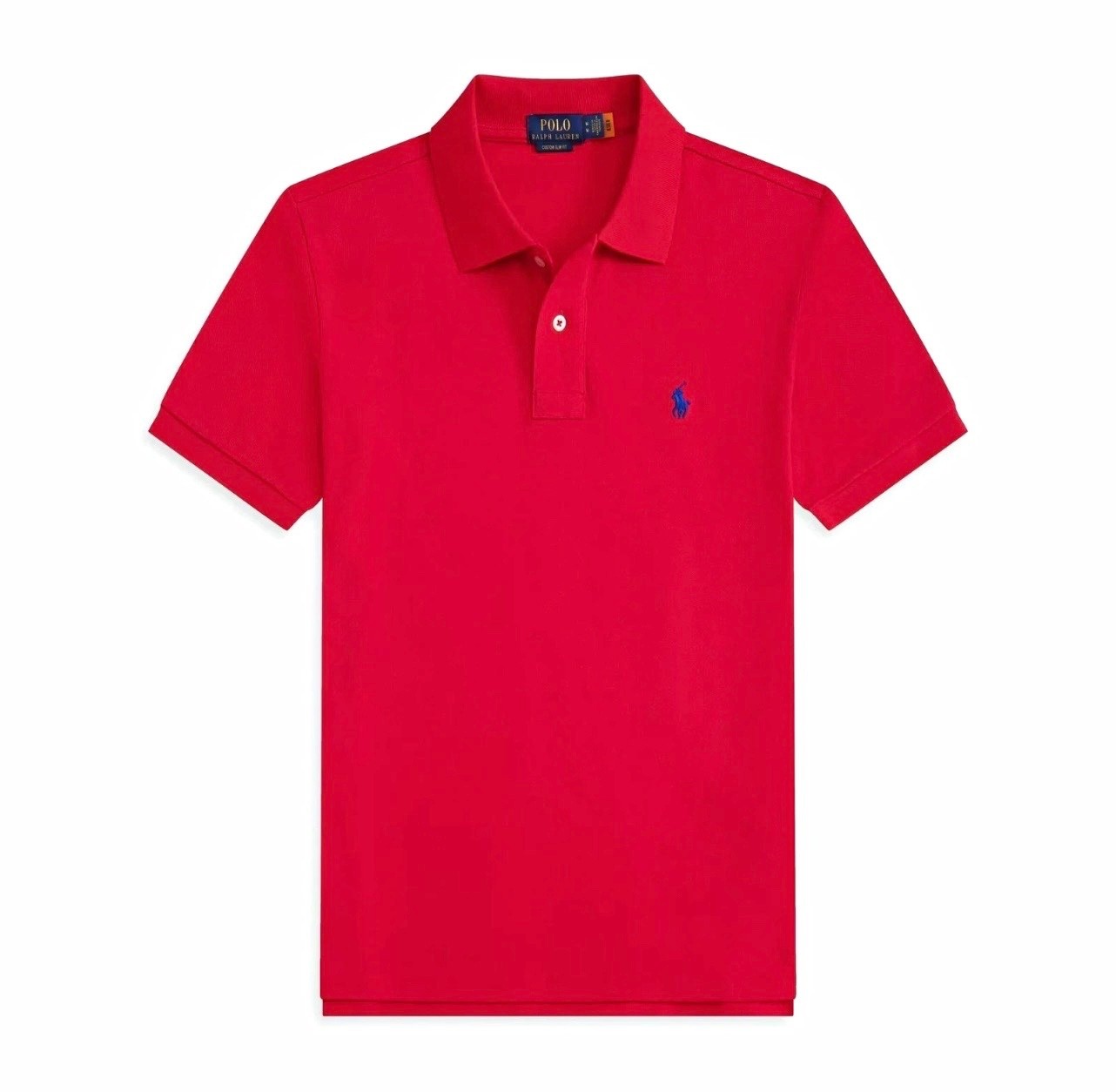 Polo Ralph Lauren Mens Custom Slim Fit Short Sleeve Polo Shirt in Red Sz 2XL NWT