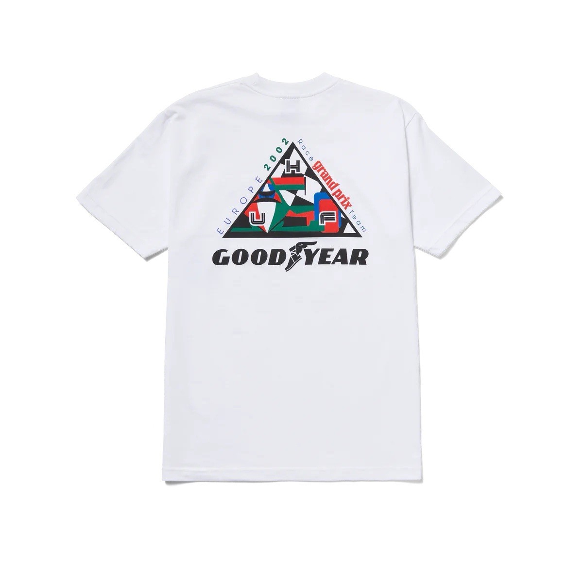 HUF x Goodyear Grand Prix Triple Triangle White Tee Size medium