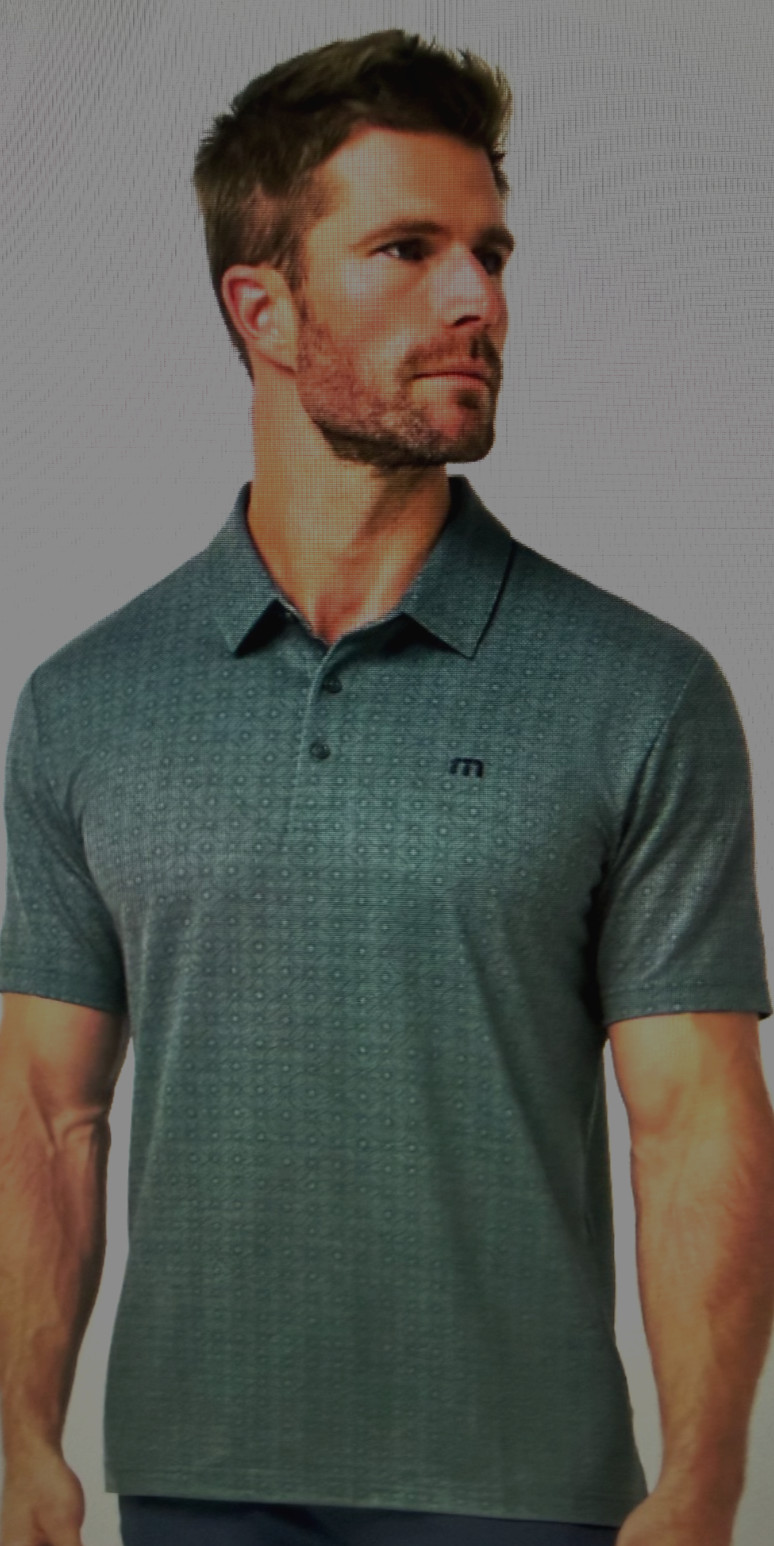 Travis Mathew Men\'s Featherweight Trophy Polo Shirt, Large, NEW 2026