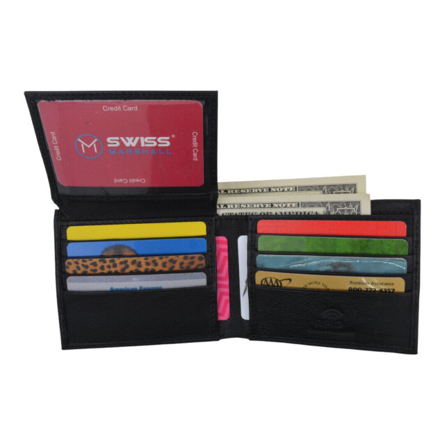 Marshal Bifold Wallet for Men - Black