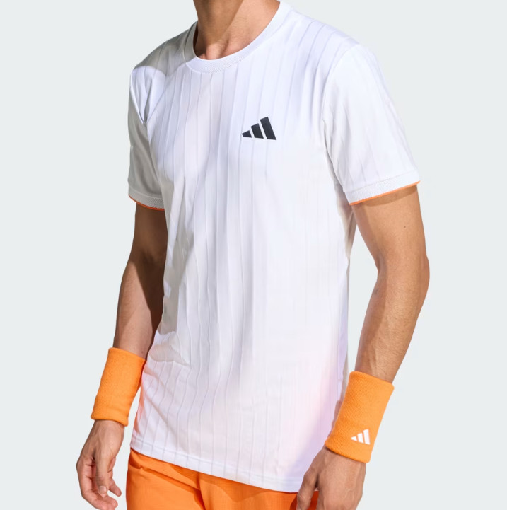 adidas ClimaCool Freelift Tee Pro Men\'s Tennis T-Shirts AsiaFit White NWT KG6054