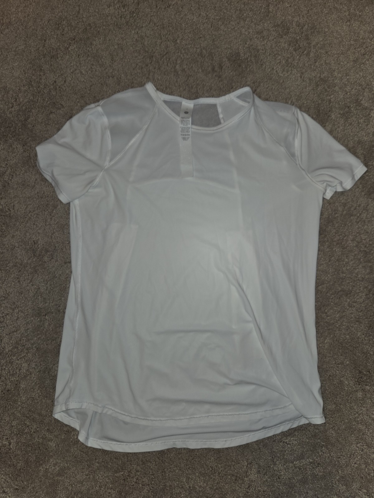 Lululemon Sculpt Short-Sleeve Shirt Women 2* Black Mesh Back Athletic Tee W3HE9S