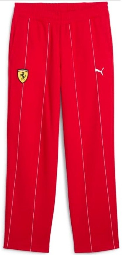 Puma Scuderia Ferrari Race PREMIUM Pants RED Sweatpants 630210 02 Men\'s LARGE L