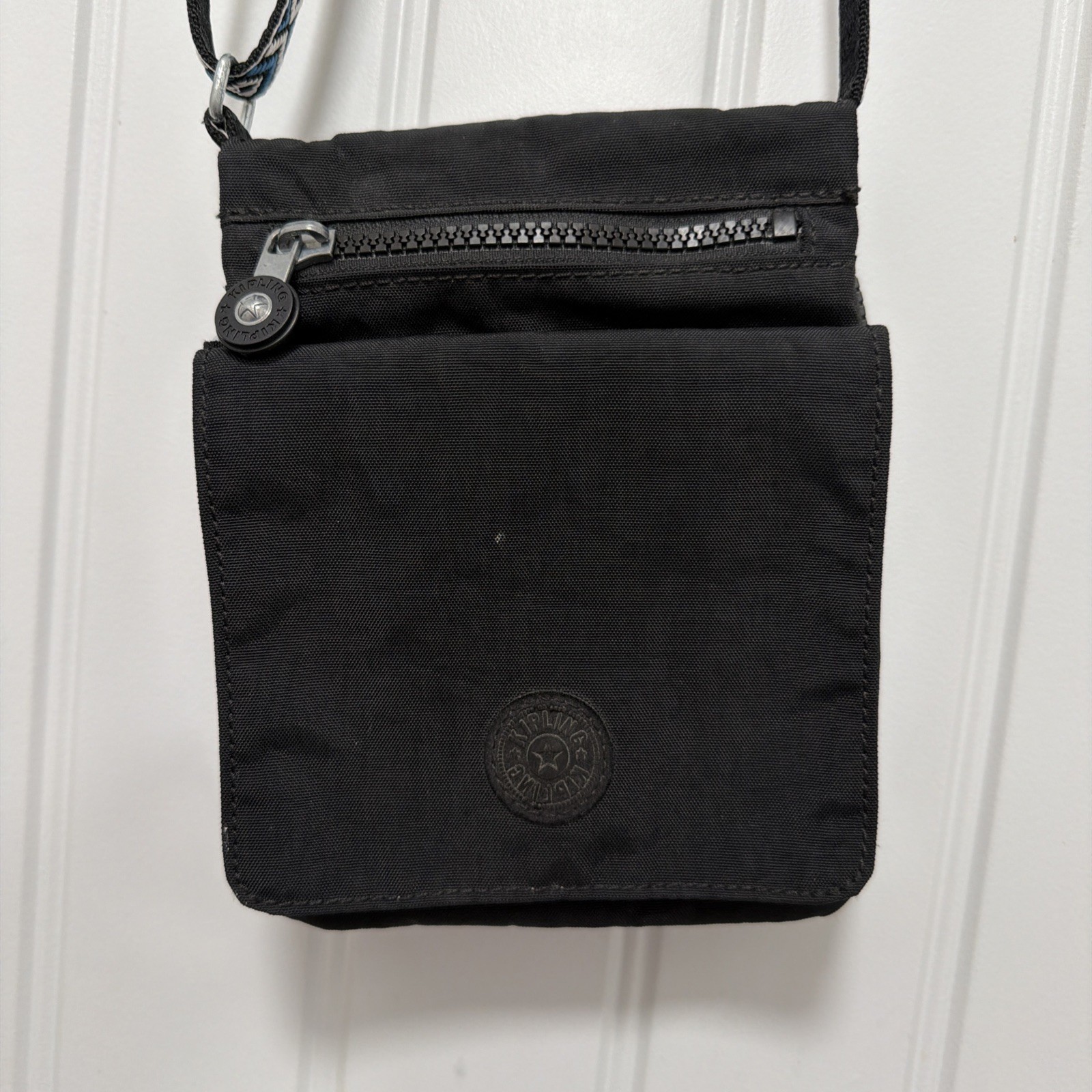 KIPLING  Eldorado Crossbody Bag w/Adjustable Strap Black K1887 MSRP $59