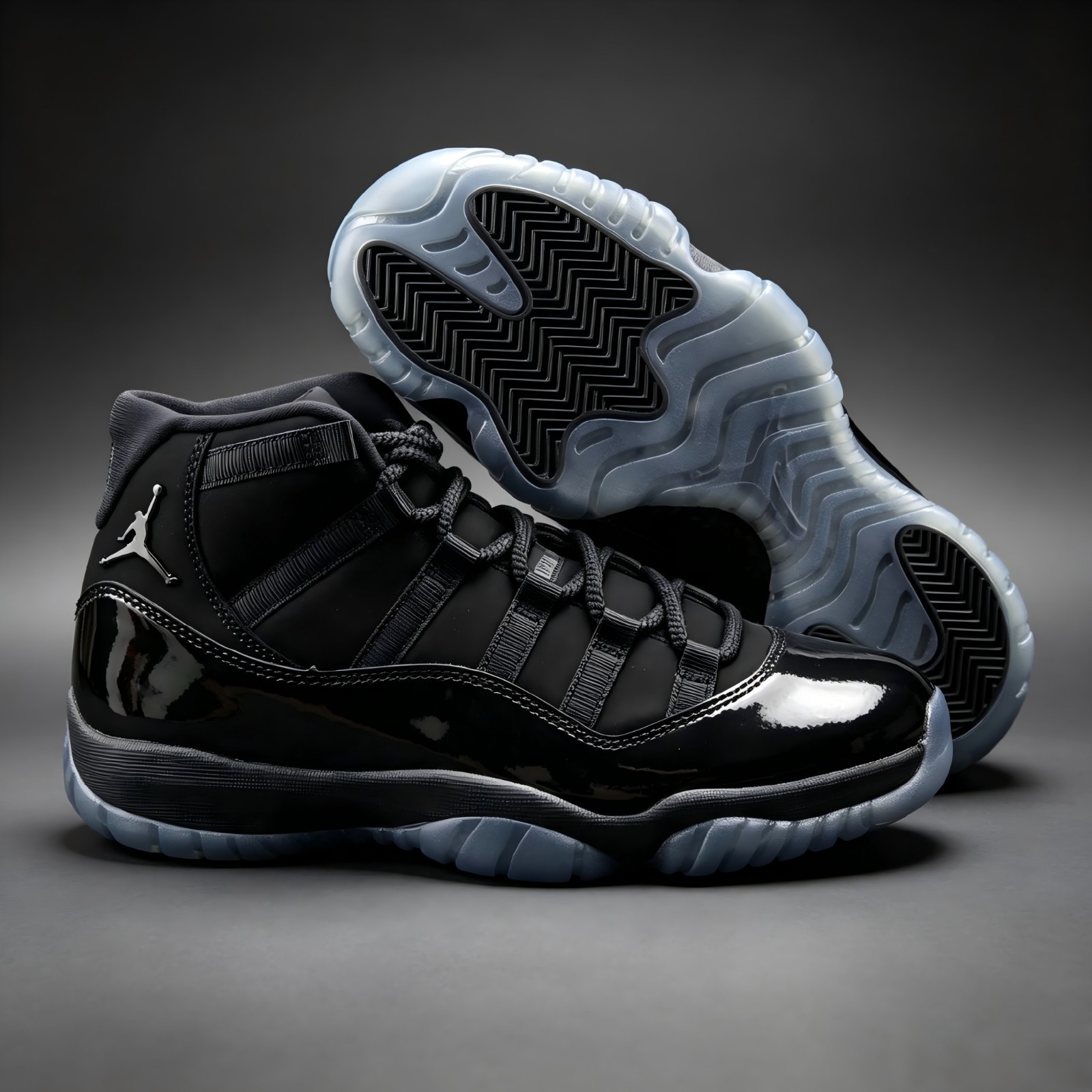 Free Shipping Jordan 11 Retro Cap and Gown 378037-005 Men's Size 7-13