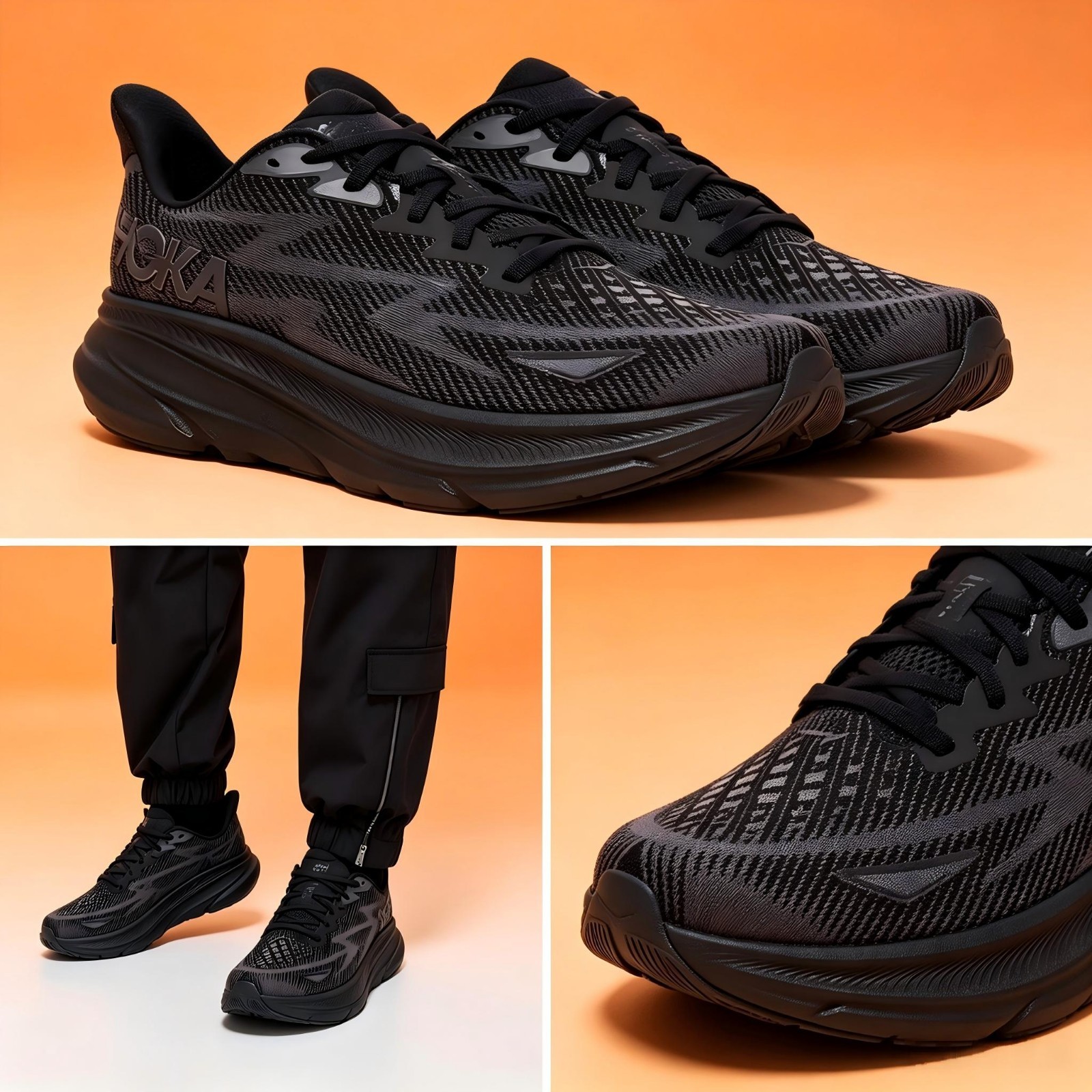 Hoka One One Clifton 9 Men Shoe Running Comfort Sneaker Size US 11