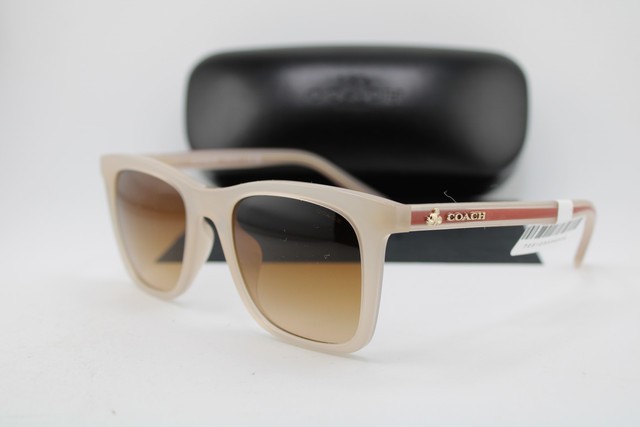 NEW COACH HC 8374U 5747/74 MILKY IVORY GOLD AUTHENTIC SUNGLASSES 51-20