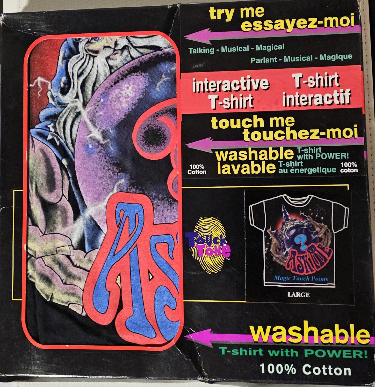 Vintage Wild Oats Touch Tones Wizard Shirt