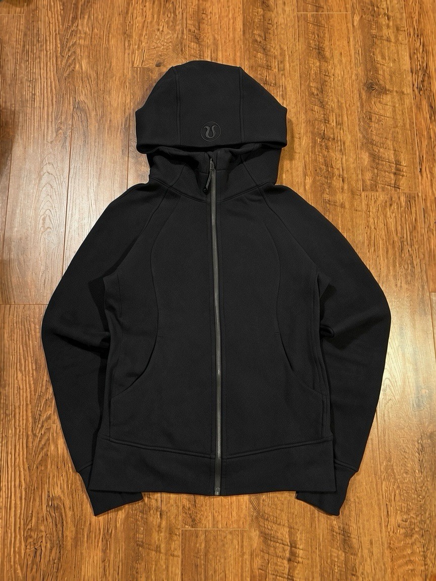 Lululemon Light As Warmth Scuba Hoodie Size 8 Black