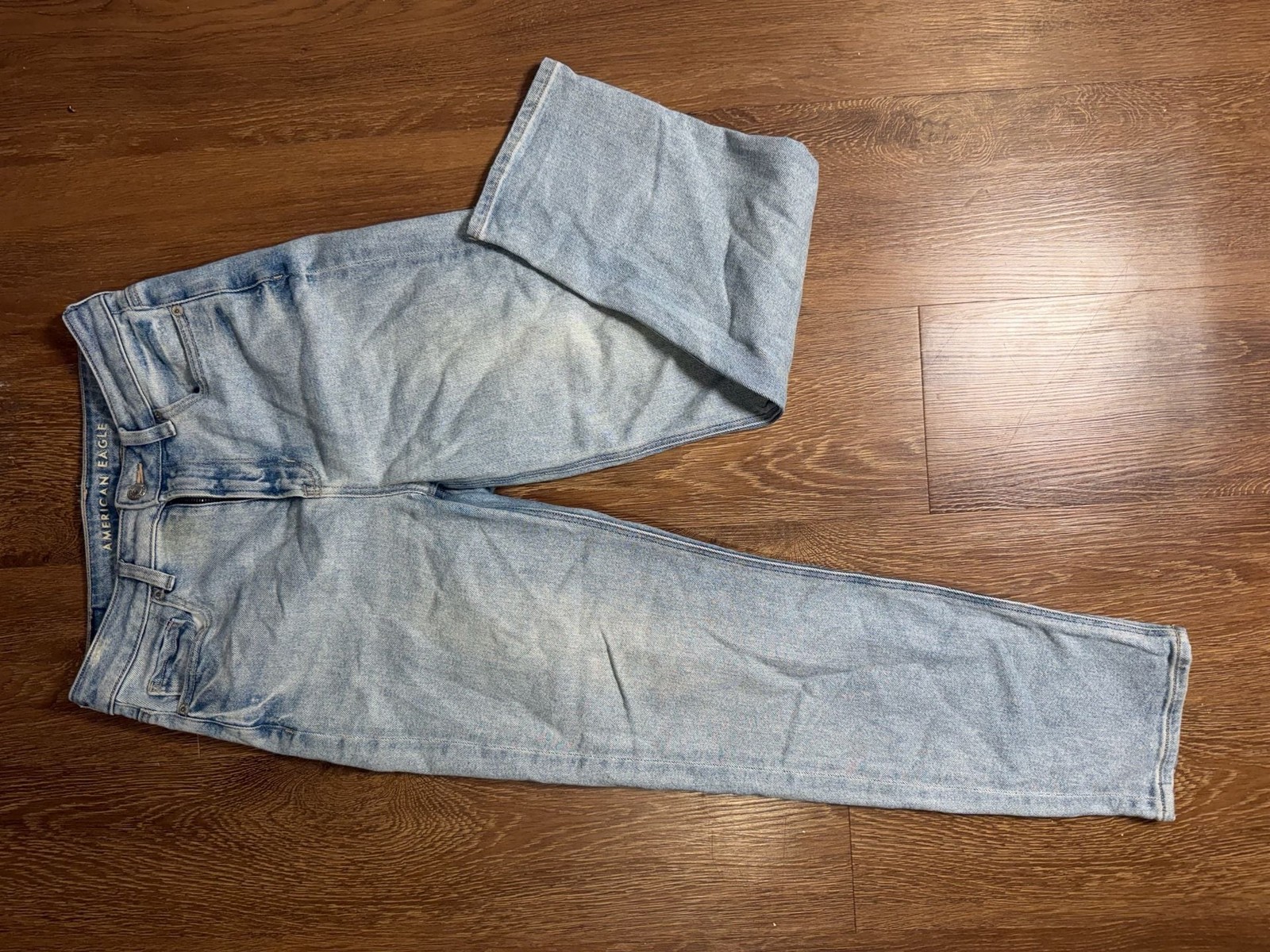 American Eagle Straight Jeans Light Wash