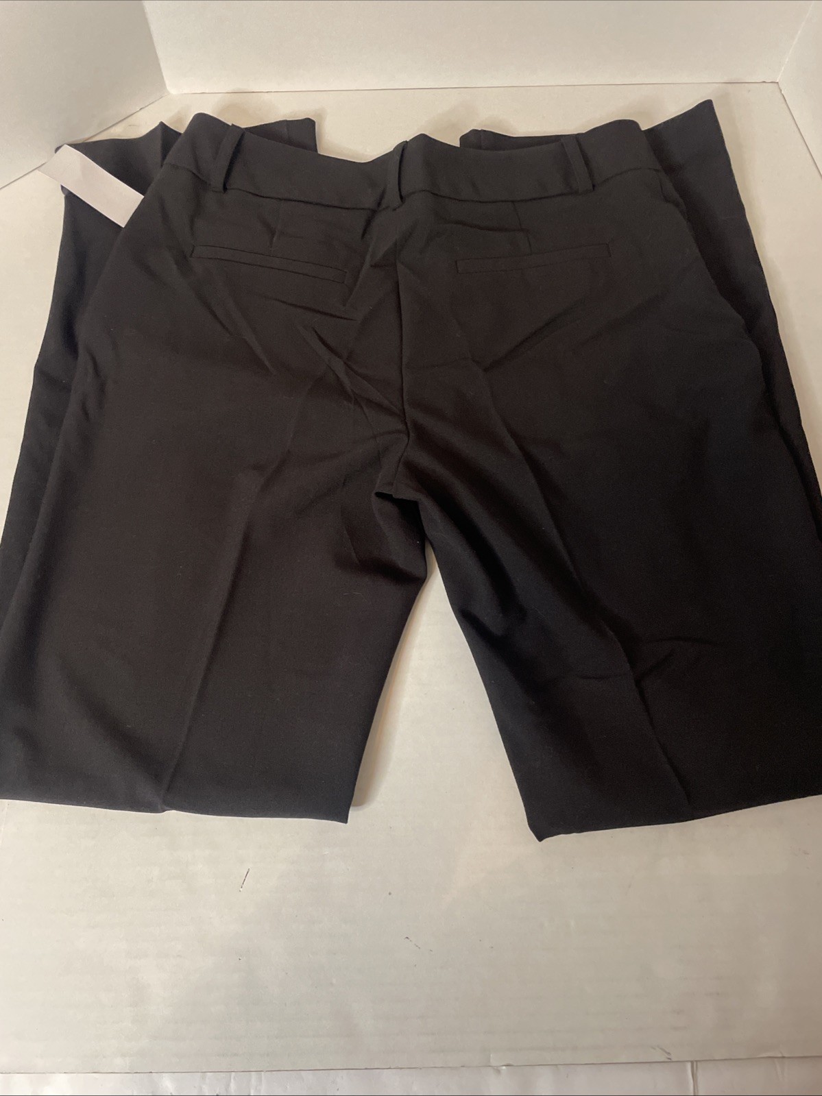 BCX Juniors\' Straight-Leg Trouser Pants Black, Sz 9 New With Tag Faux Pockets