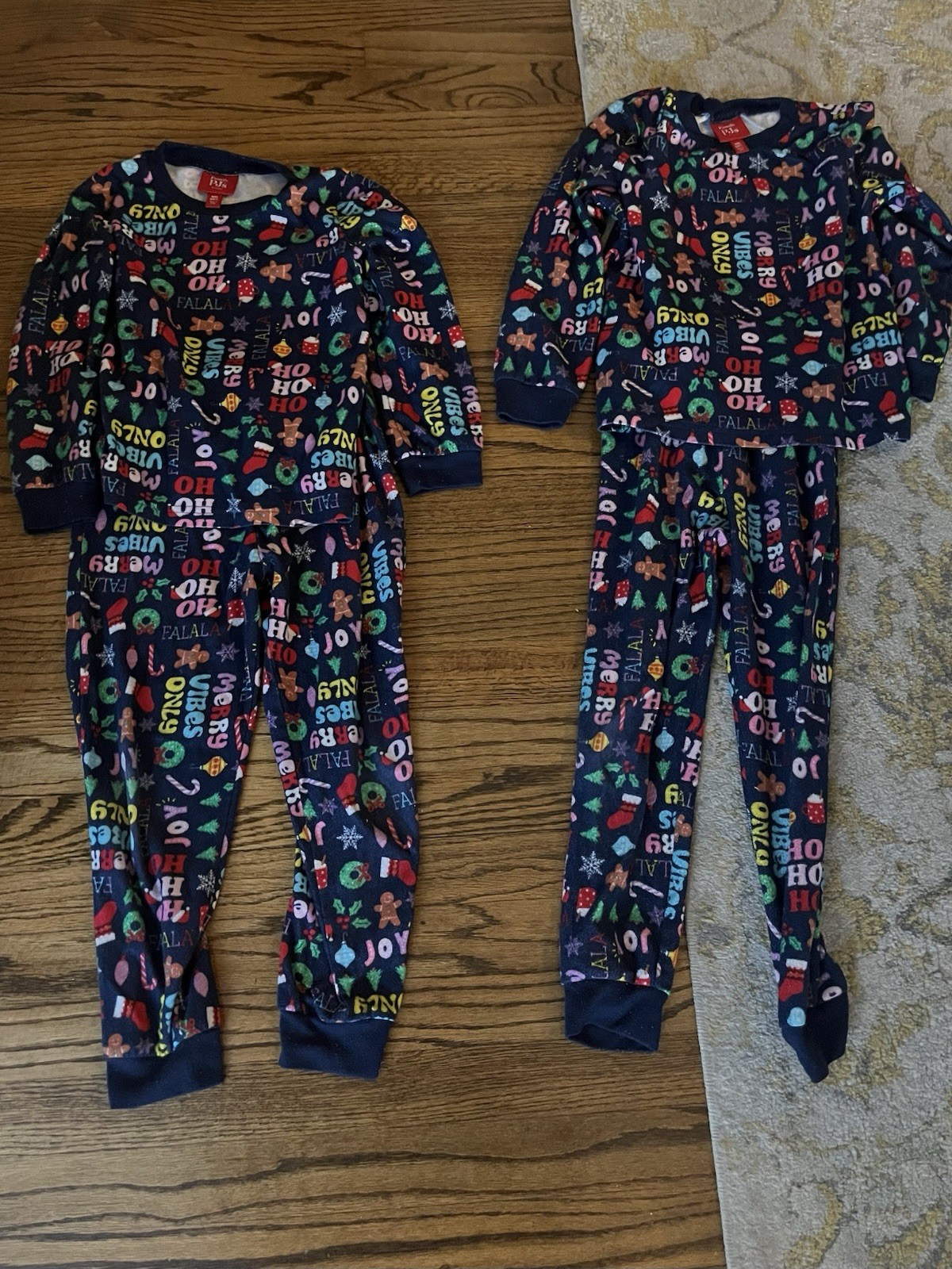 Macys Holiday Lane Pajamas Kids Size  6-7 Set Of 2
