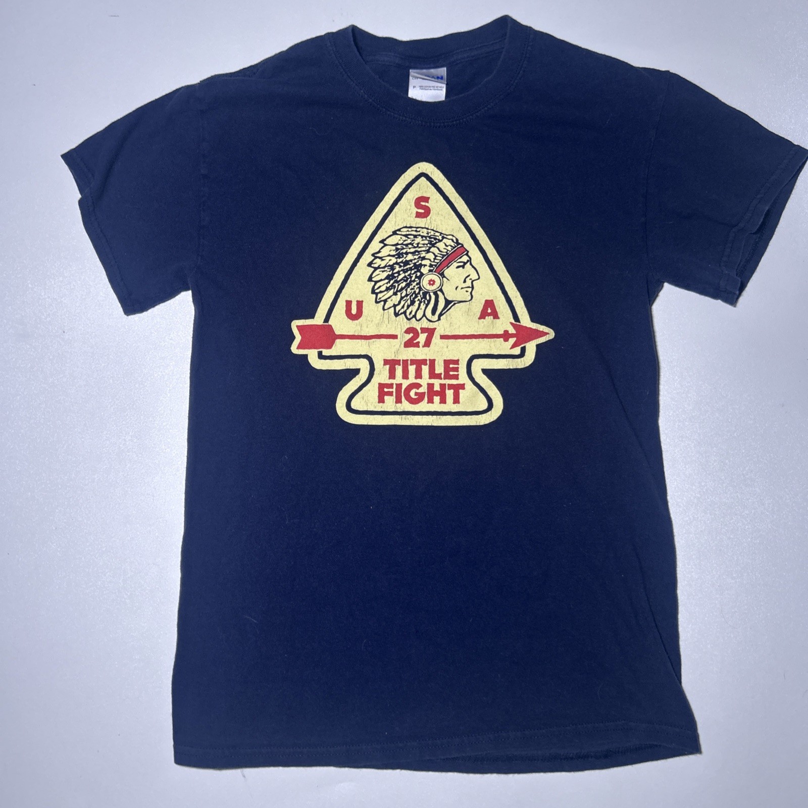 Title Fight Arrowhead Tshirt Blue Size Small OG