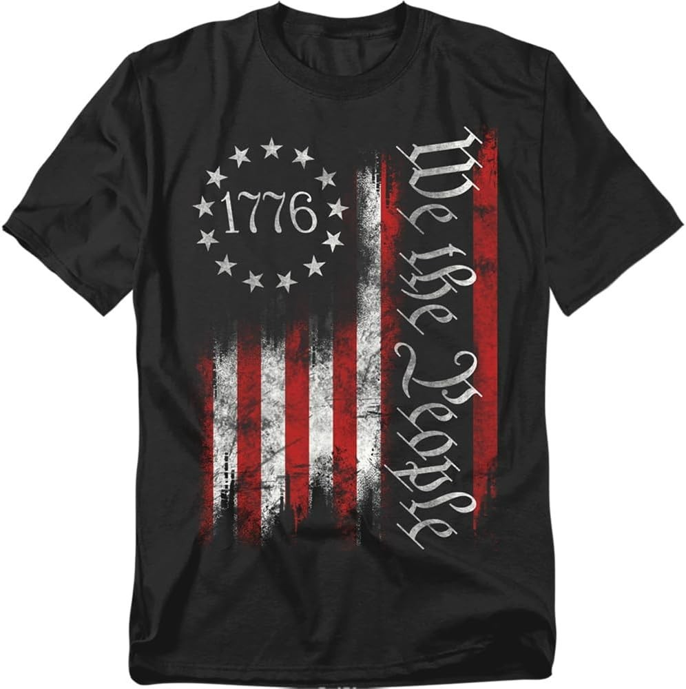 Popfunk We the People 1776, Patriotic American Freedom, Unisex T-Shirt