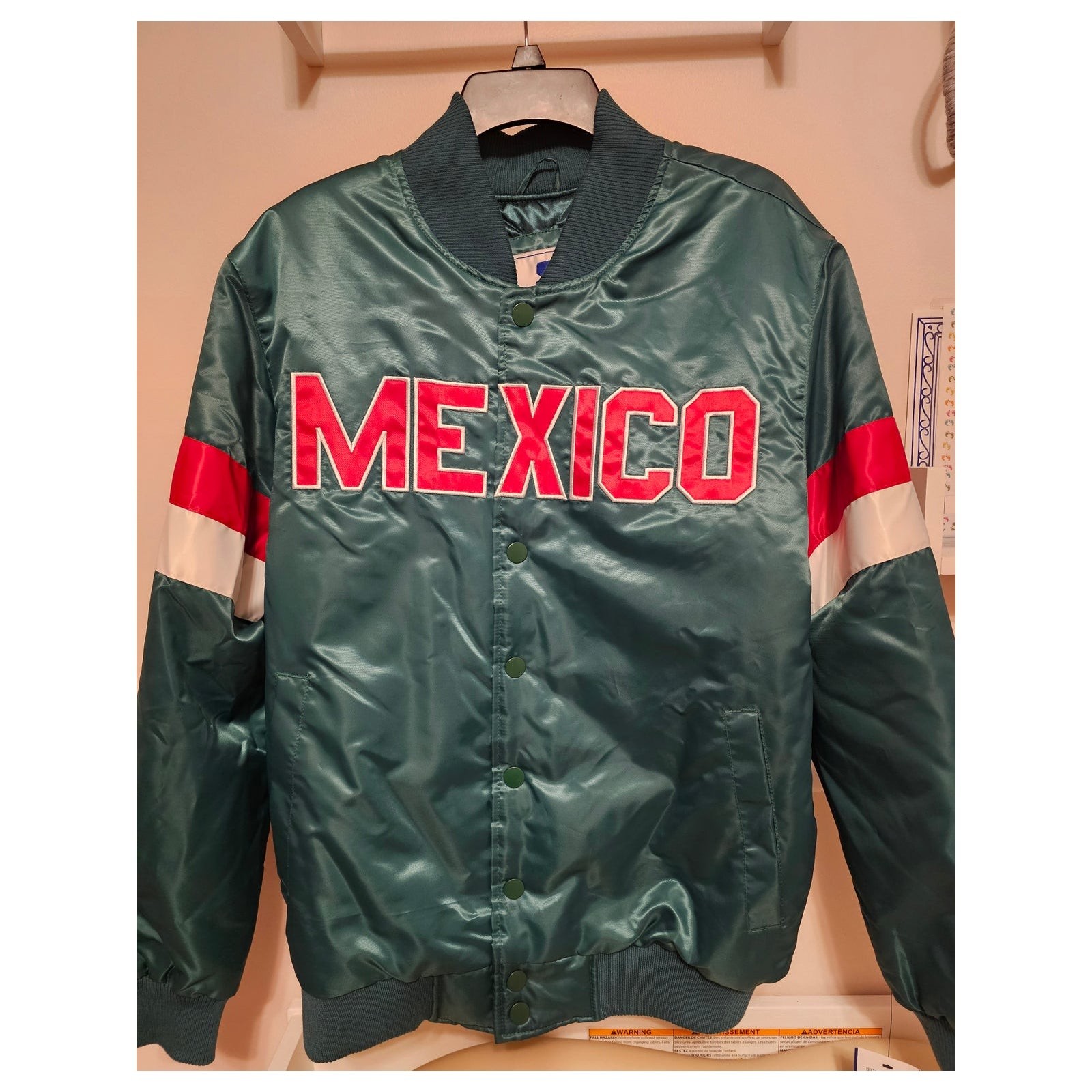 Mexico Starter Button Up Jacket Men\'s Large NWT