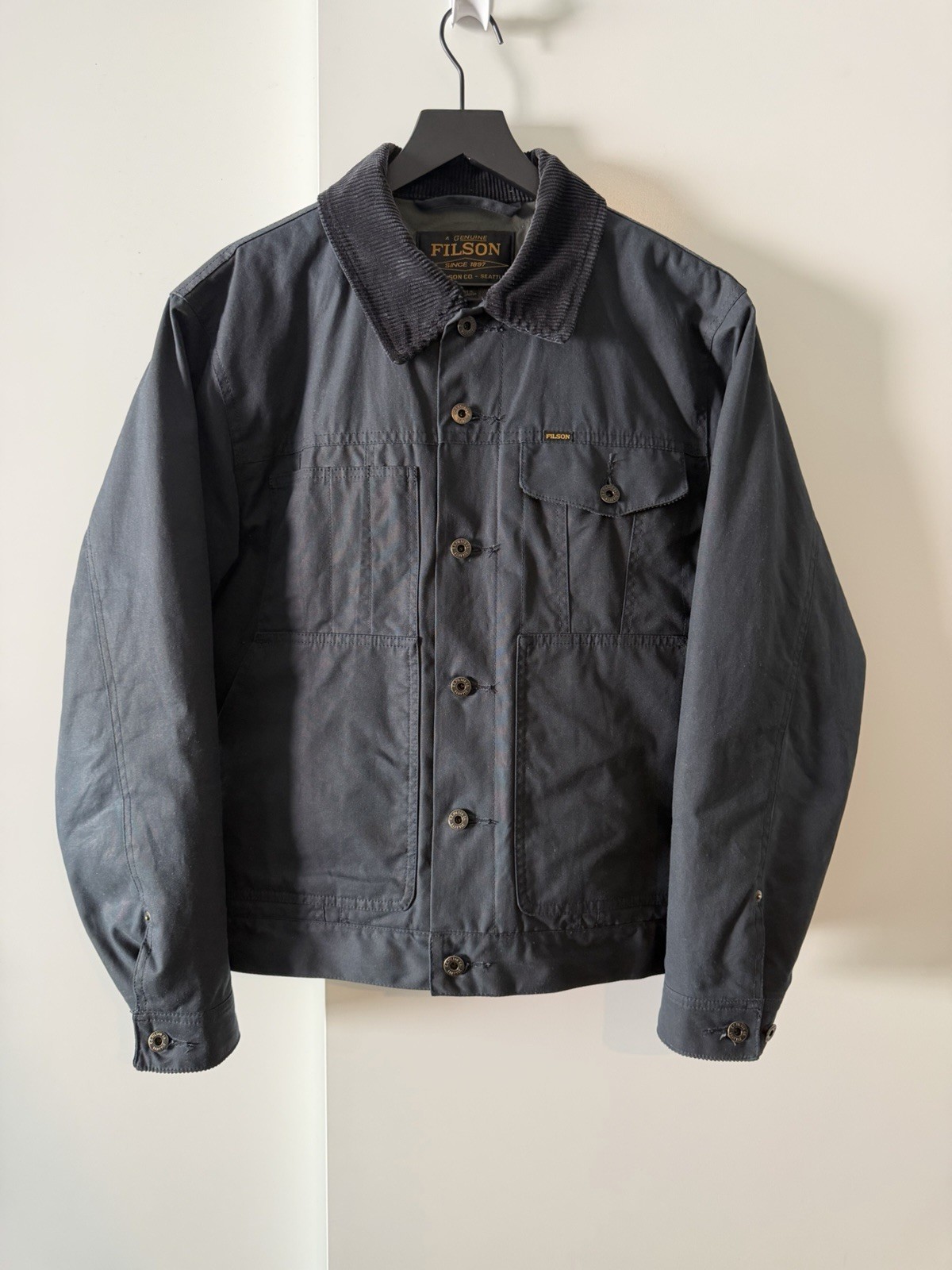 Filson Insulated Short Cruiser - Harbor Blue - Medium - Excellent Condition