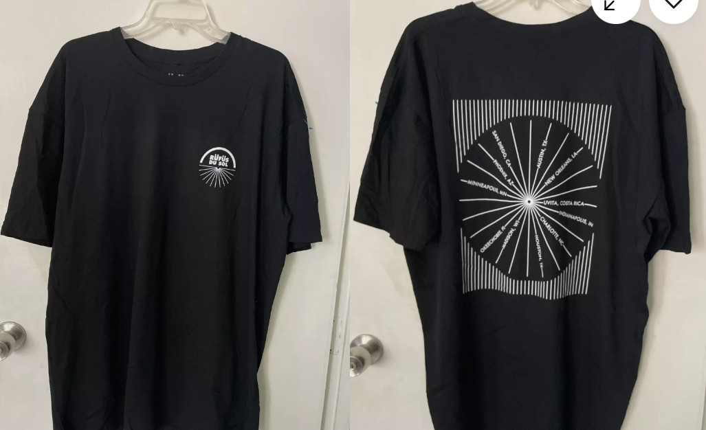 Rufus Du Sol Solace Tour 2-Sided T Shirt Full Size S-5XL