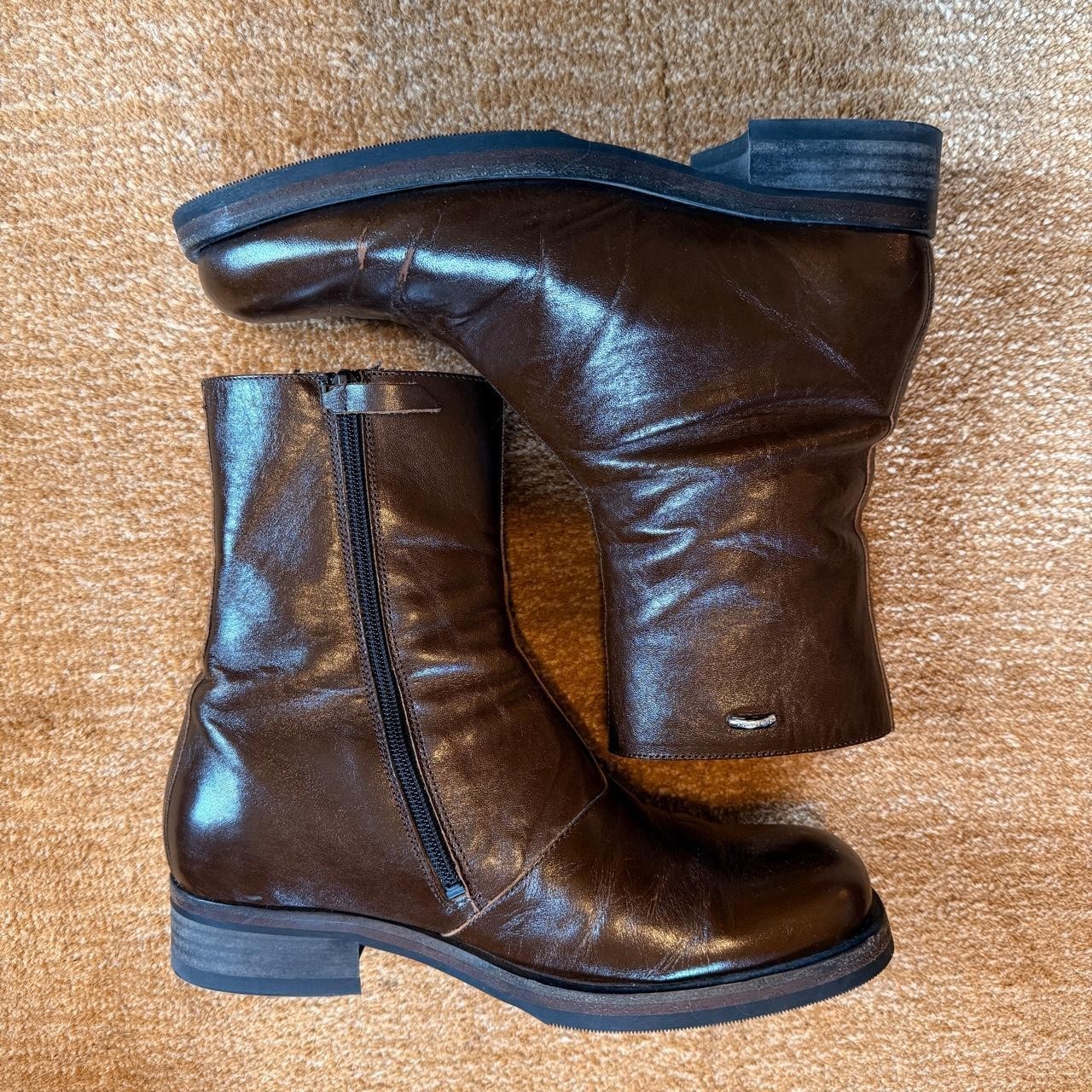 Our Legacy Camion Boots Olive Leather Size 40
