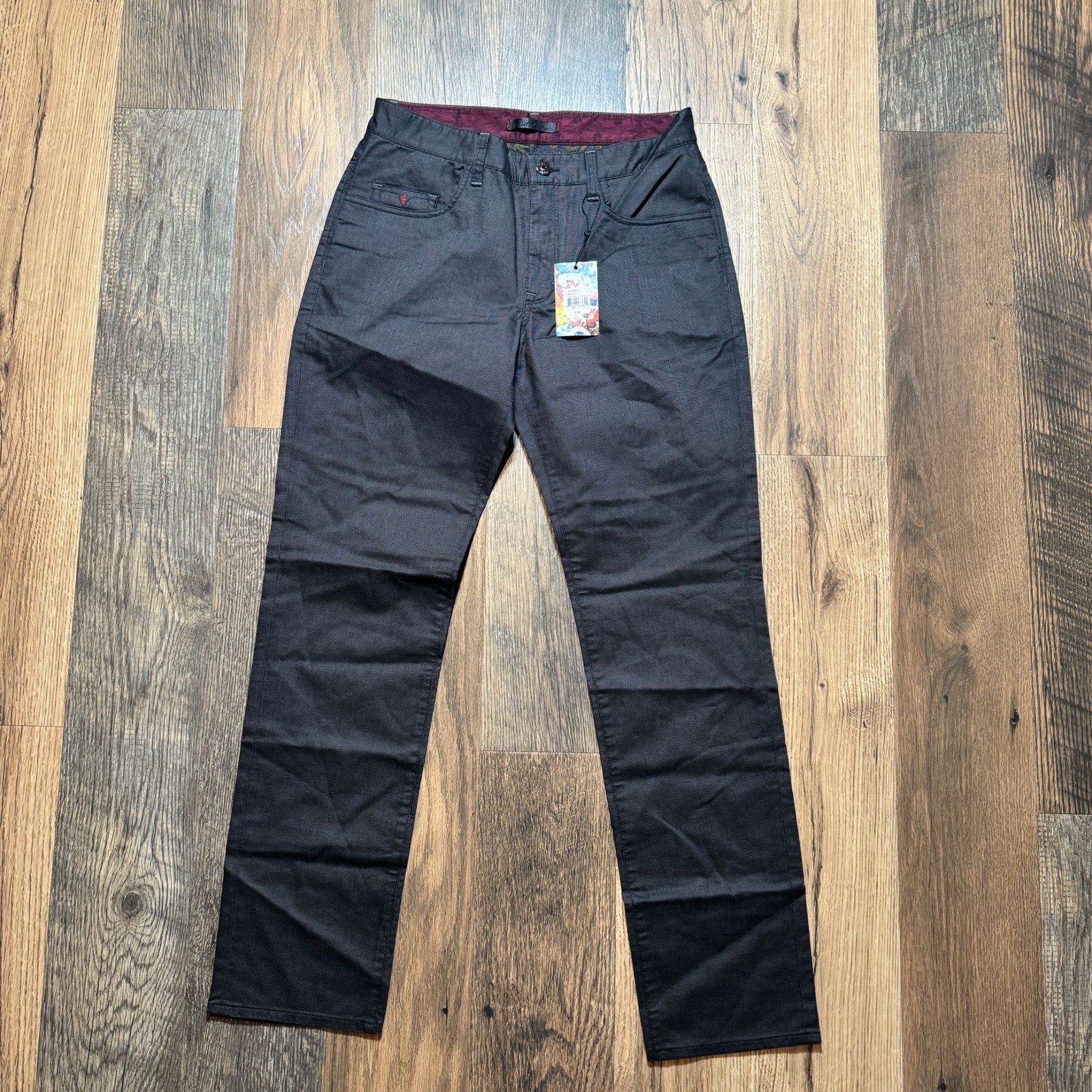 Robert Graham Selznick Woven Pant Black Size 32 NWT