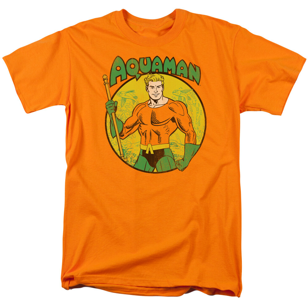 AQUAMAN DC COMICS Licensed Adult Men's Graphic Tee Shirt SM-3XL