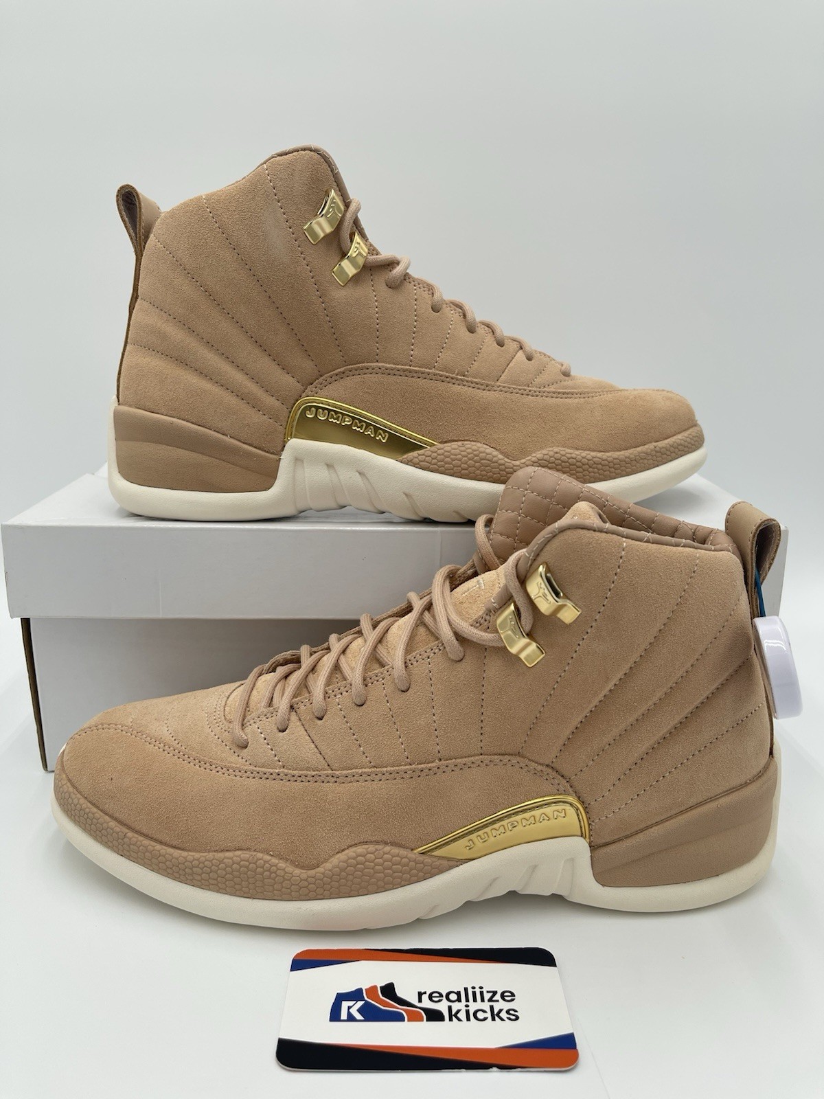 Size 10W/ 8.5M - WMNS Nike Air Jordan 12 Retro Vanchetta Tan (AO6068-203) NEW