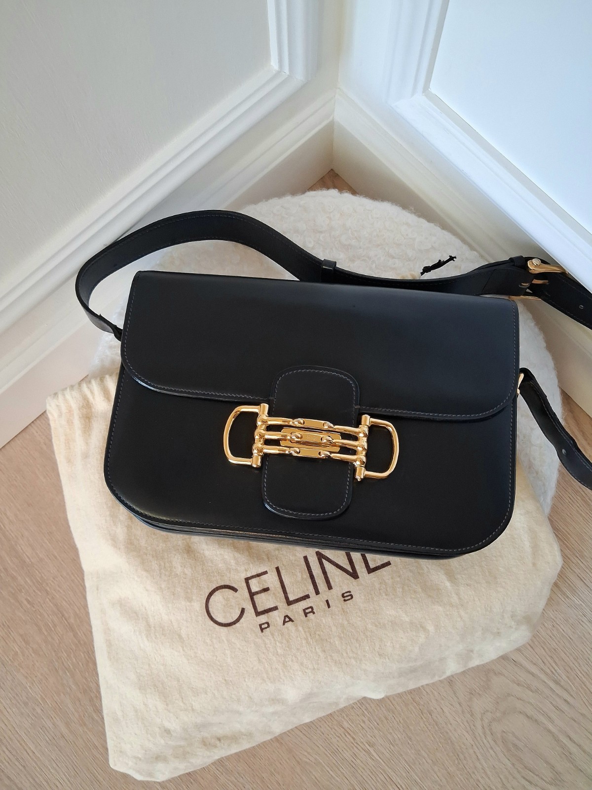 CELINE Horsebit Box Bag 80's