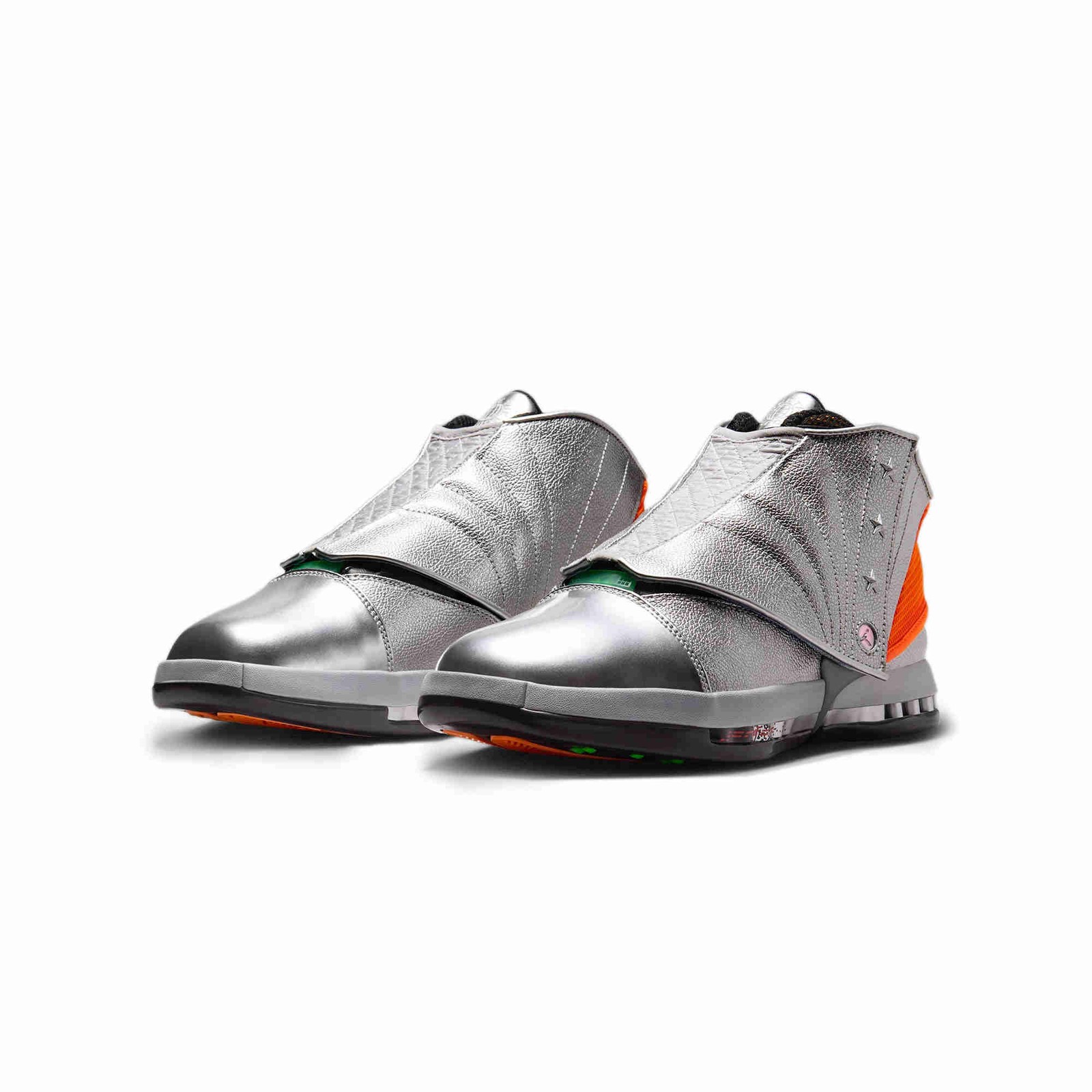 Free The Youth x Air Jordan 16 Retro OG Metallic Silver IV7638-001 Men Size