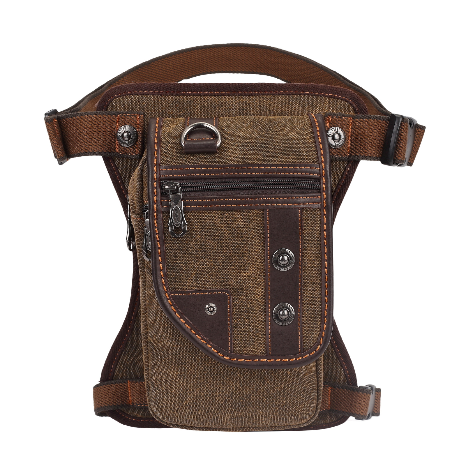 Men\'s Multi-Purpose Canvas Drop Leg Bag Travel Waist Pack Motorcycle Hiking bag