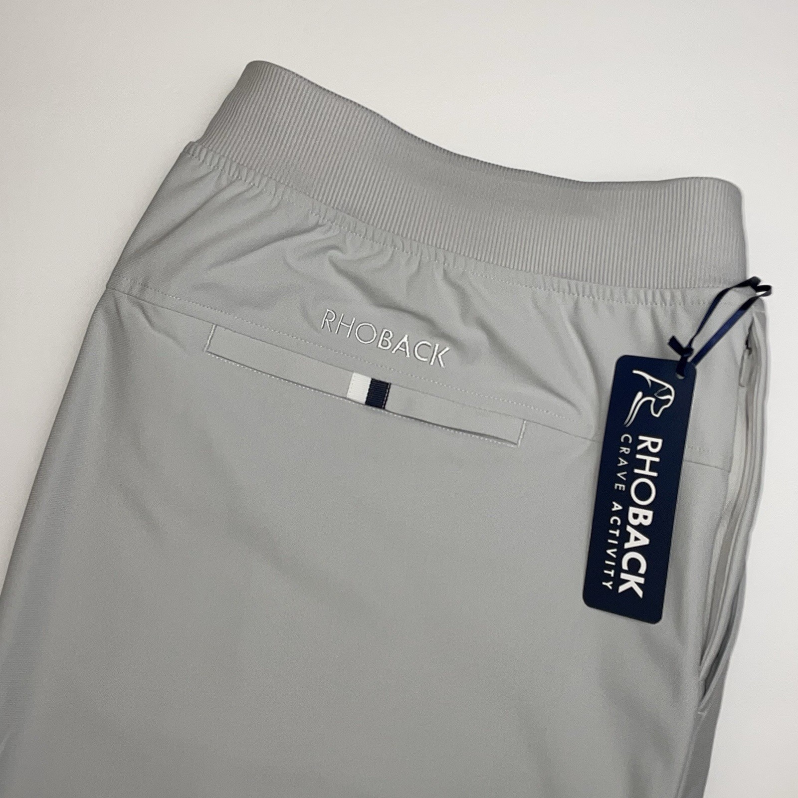 NEW Rhoback Delta Performance Jogger Men 3XL Ghost Grey Sprinters 2.0 Freestride
