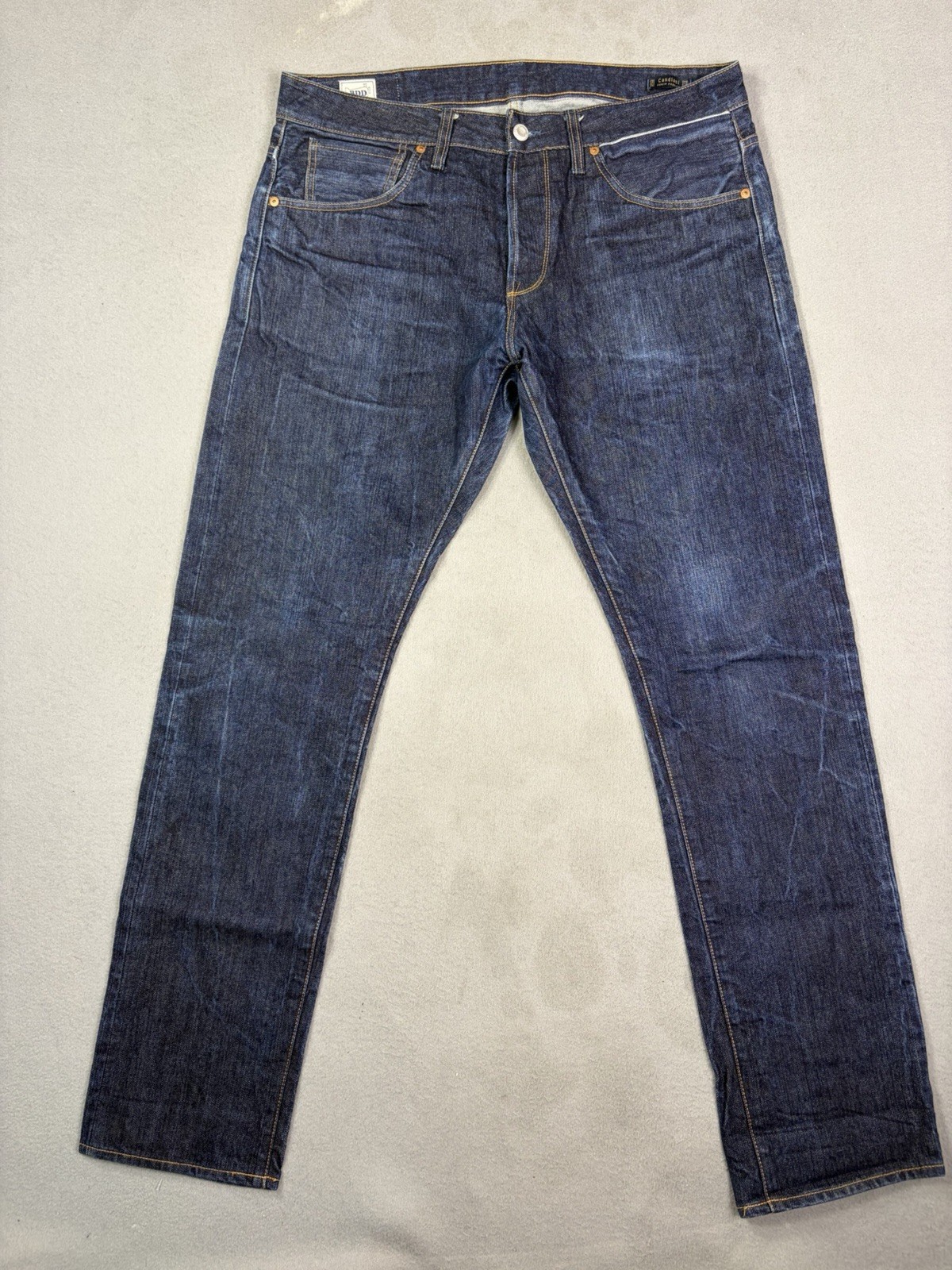 Benzak Denim Developers Jeans Mens 36x31 Blue Raw Selvedge Japanese B-01