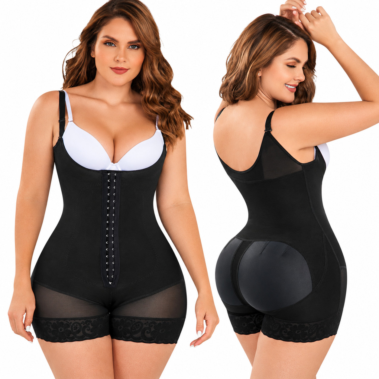 REAL COLOMBIAN Fajas Colombianas Levanta Cola Butt Lifting Body Shaper for Women