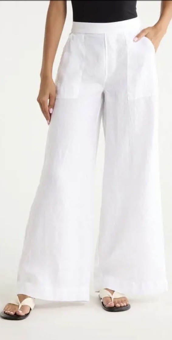 NWT Blanco by Nature Luli Harem Pants White Medium Perfect Comfy