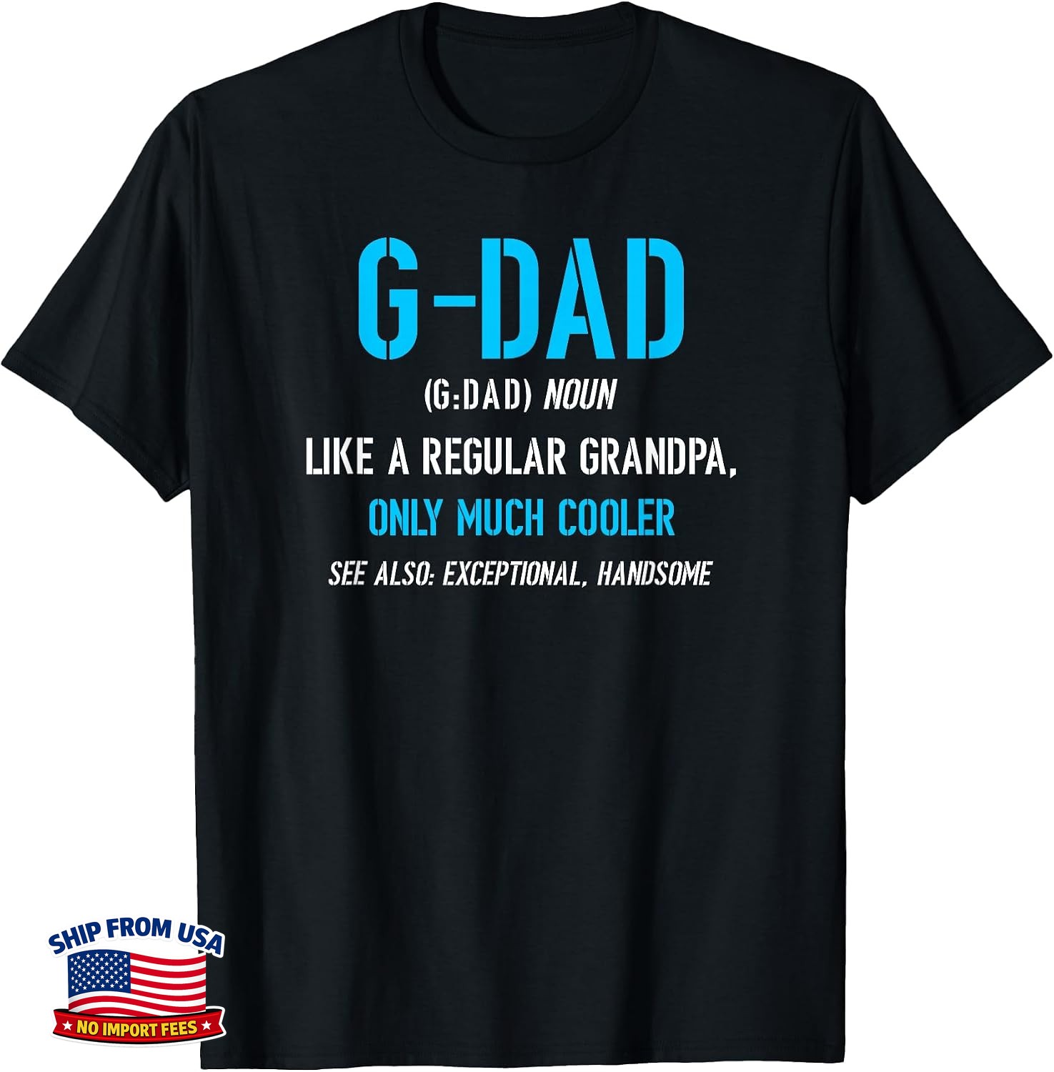 G-Dad Funny Definition Like A Regular Dad, Much Cooler T-Shirt