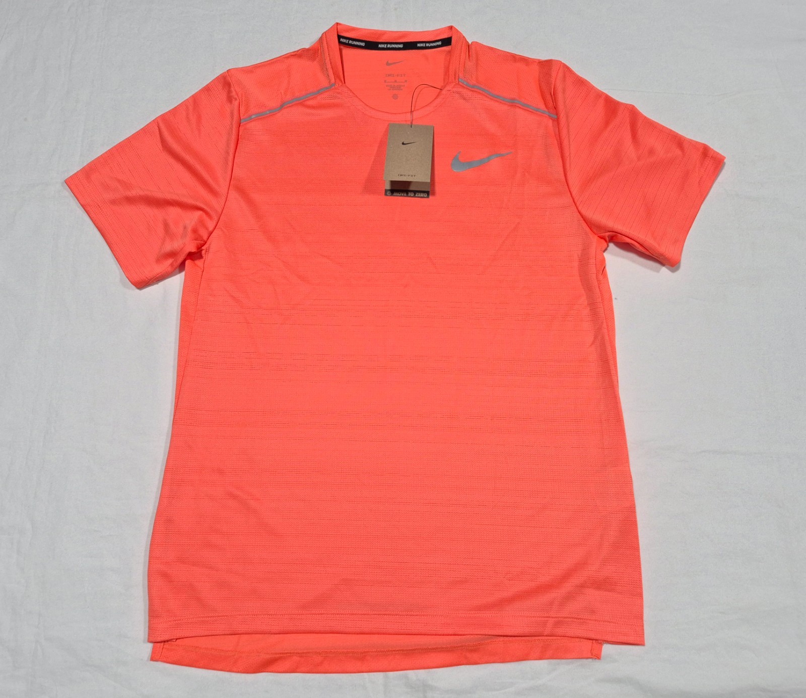 Nike Dri Fit Men\'s Shirt Miler Running Top Short Sleeve Crew  AJ75665-643