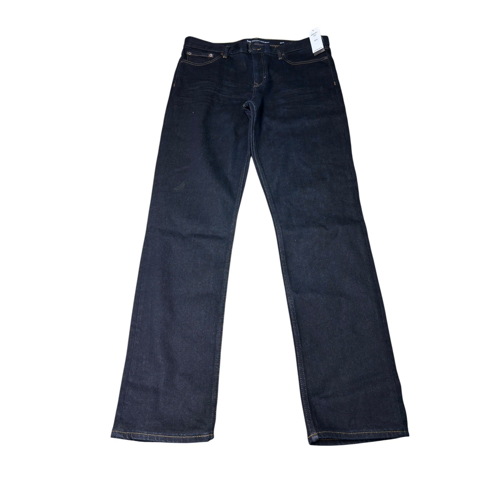 NWT Banana Republic Legacy Slim Fit Dark Indigo Jeans 36x36 Mens Denim