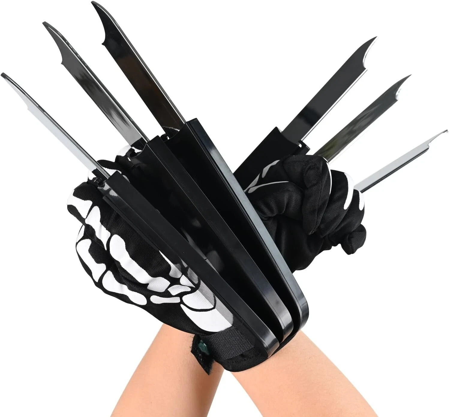Wolverine Claw Halloween Toys Gift hand Stretchable Halloween Custume Cosplay