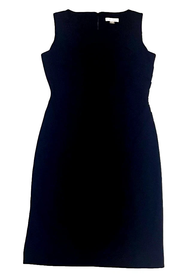 Stunning Calvin Klein Starburst Sheath Dress A-line Sleeveless Black New Plus