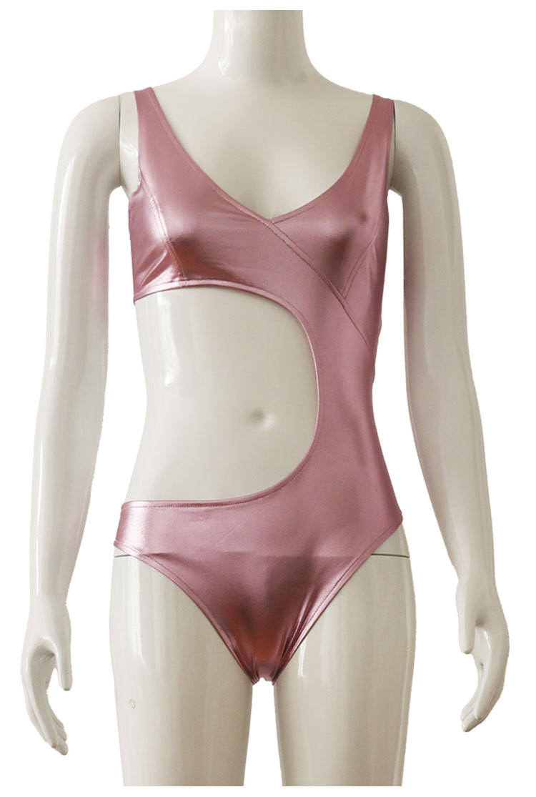 The Substance Cosplay Sue Women Pink Rose Tight Gym Bodysuit Costume