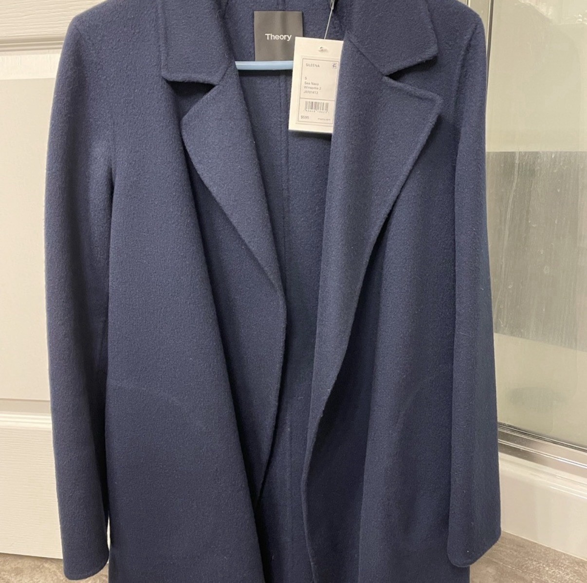NWT Theory Women\'s Sileena Wool Coat Jacket S