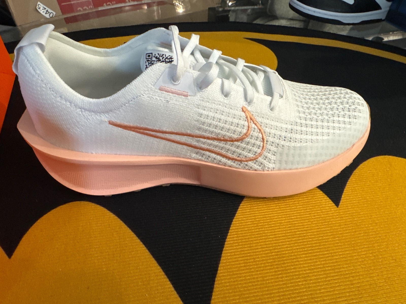 Size 12 - Nike Interact Run White Apricot Agate W