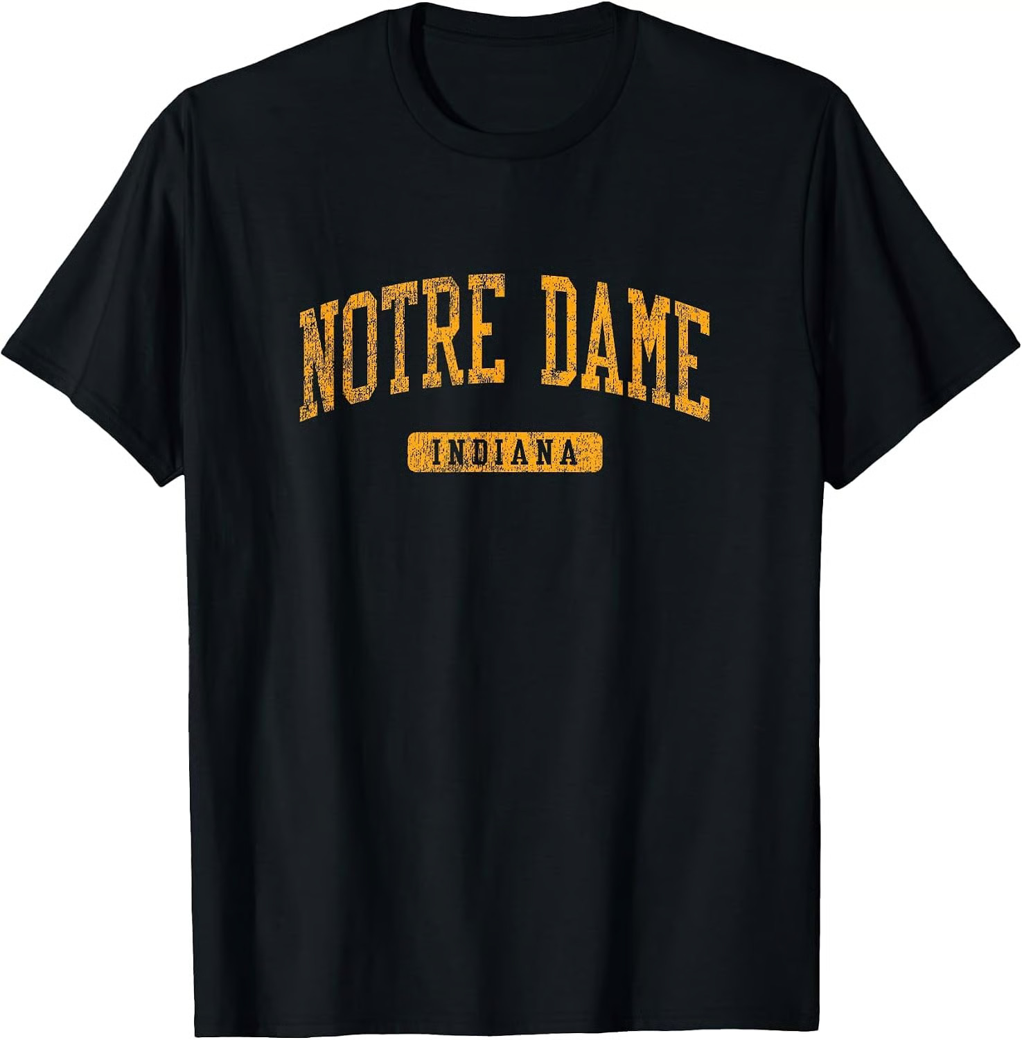 Notre Dame in Vintage Athletic Sports Design JG3 T-Shirt