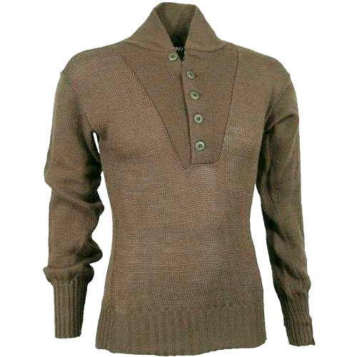 USGI 100% Wool 5 Button Sweater Medium