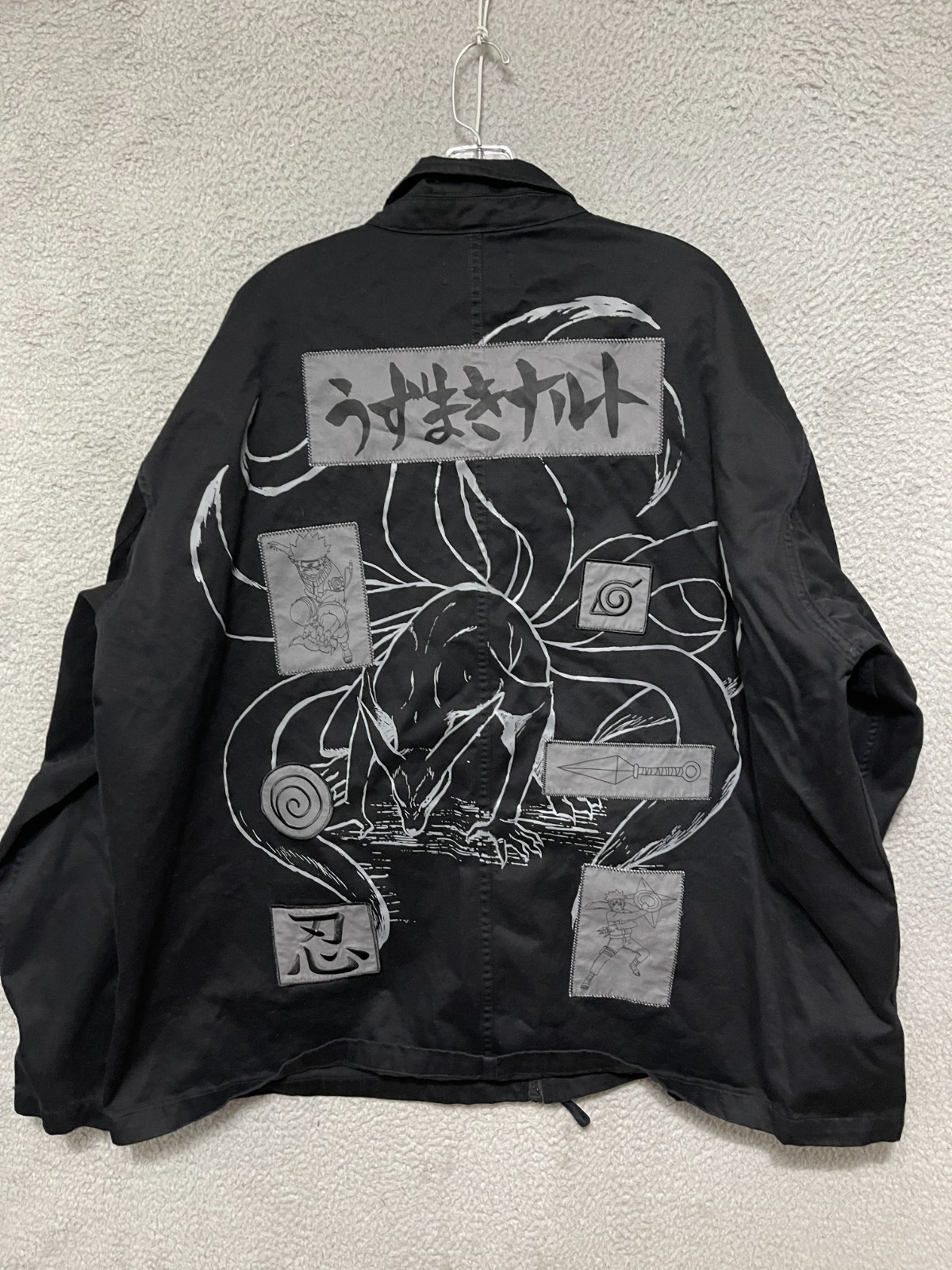 Team Liquid X Naruto Shippuden Jacket Size 3XL Black Full Zip 20th Anniversary