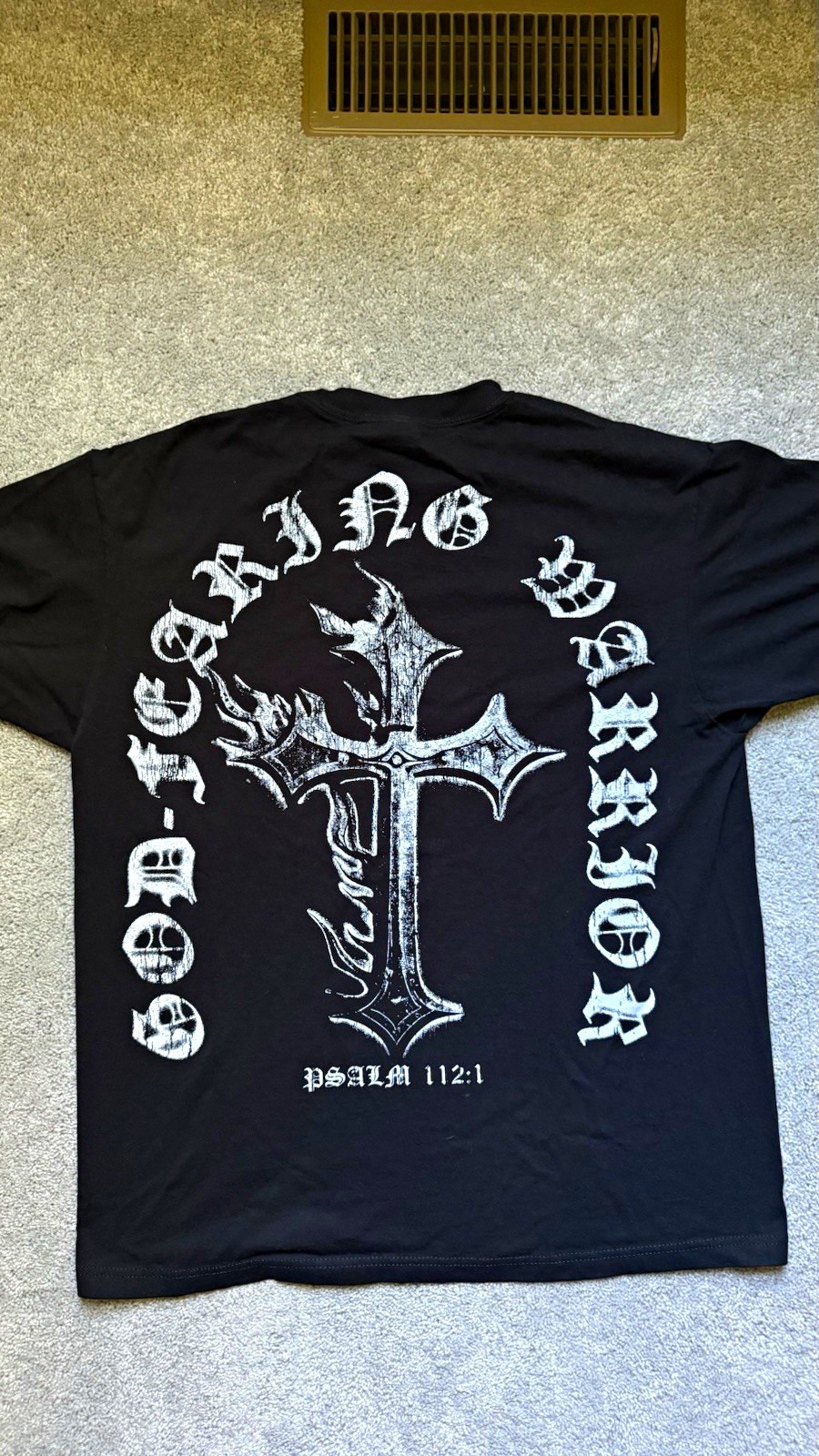 Shaka Wear Men’s Black God’s Country “God Fearing Warrior - Size XL