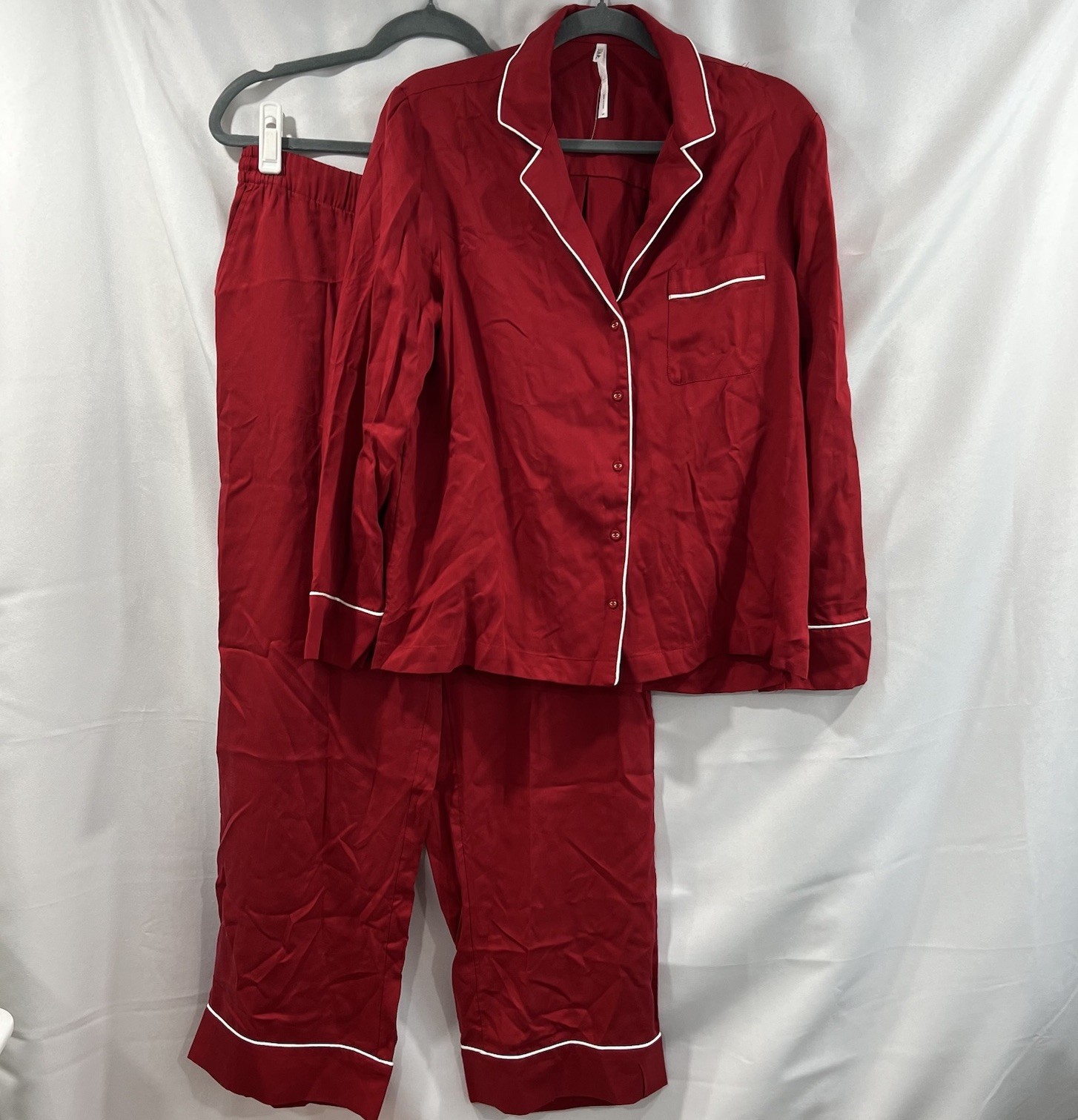 Soma Women’s Pajama Set M Paint The Town Red Winter Warm Holidays NWT