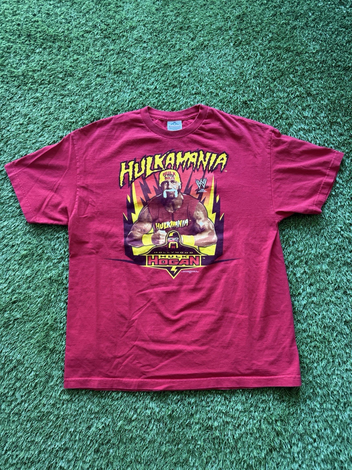Vintage Rare 2002 WWE WCW Hollywood Hulk Hogan Wrestling Shirt (Read Desc)