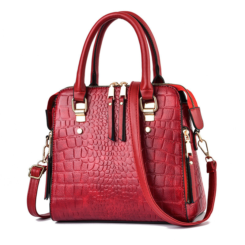 Women\'s Girl Faux Leather Shoulder Bag Tote Handbag Crossbody Satchel Purse Bag